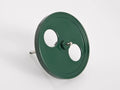 Schwungrad D80 mm, mit Achse, grün