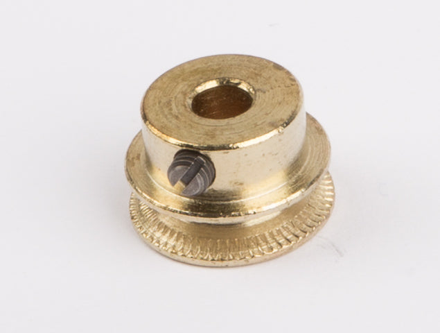 Schnurlaufrolle, messing blank, D=14 mm