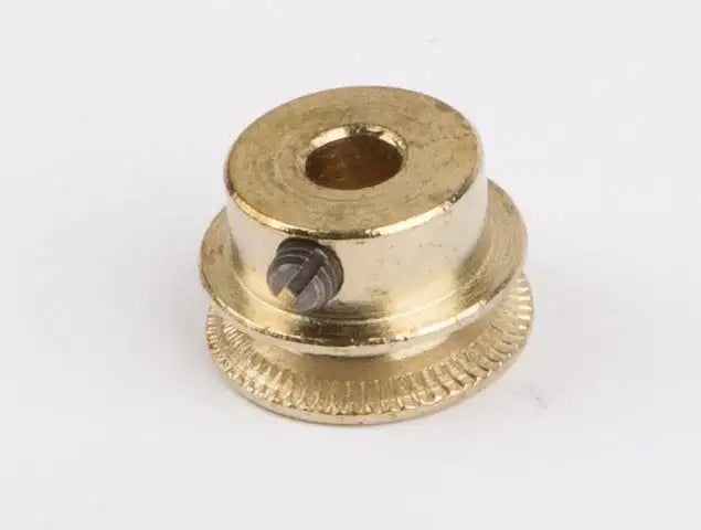 Schnurlaufrolle, messing blank, D=14 mm