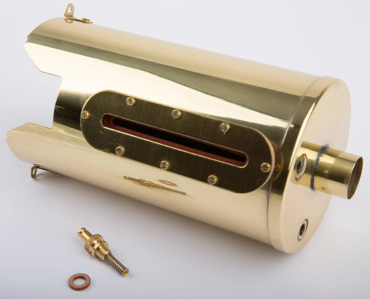 Kessel mit Federsicherheitsventil inkl. Glas, schwarz