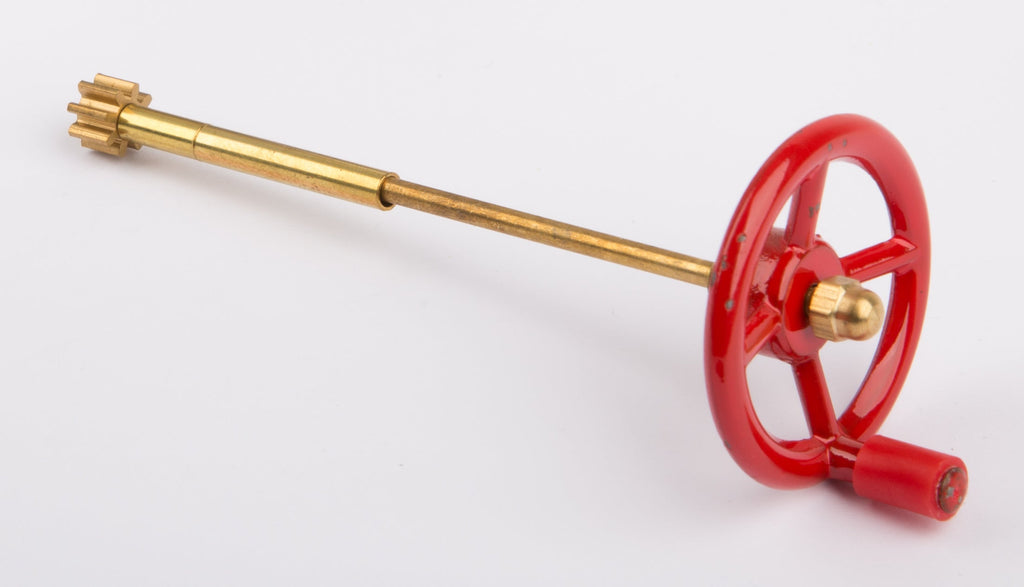 Volant complet avec colonne, rouge
